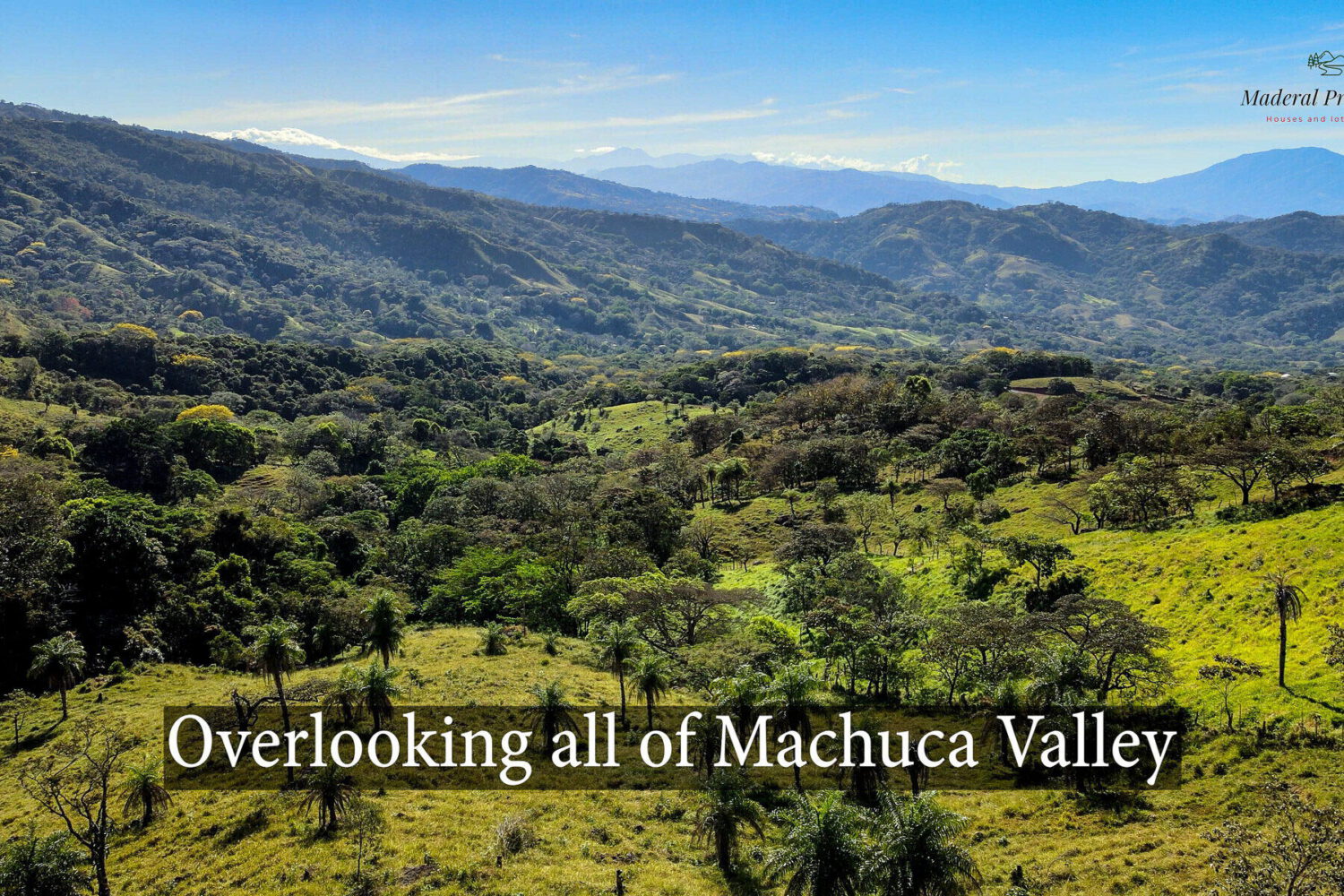 Sweeping outlook across the Machuca Valley from the ridge